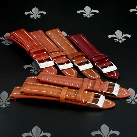 breitling leather straps